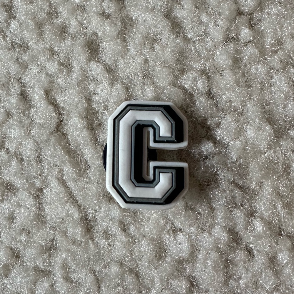 “C” Crocs Jibbitz Shoe Charm